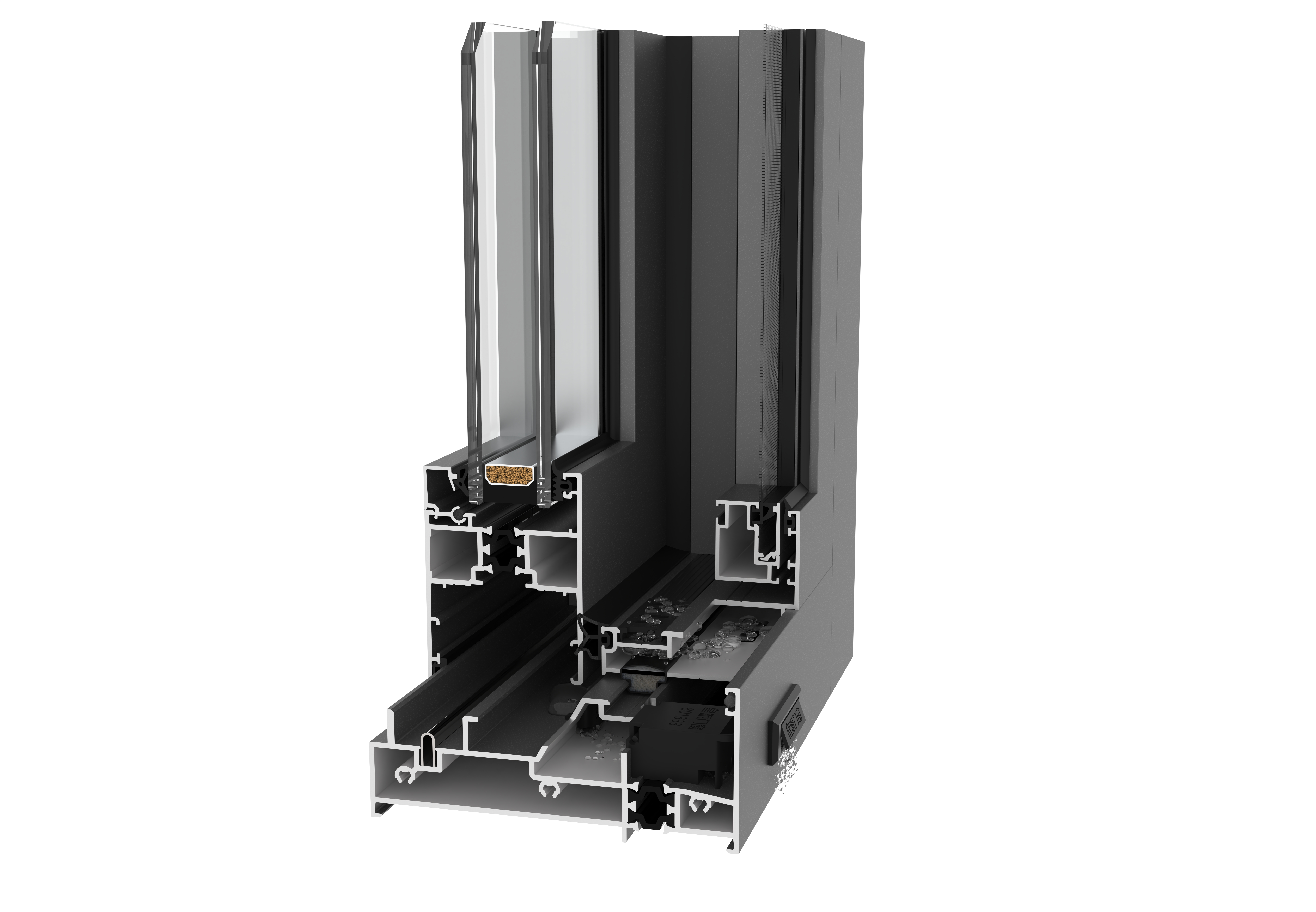 French Design Award - Provence Thermal Break Compression Sliding Window