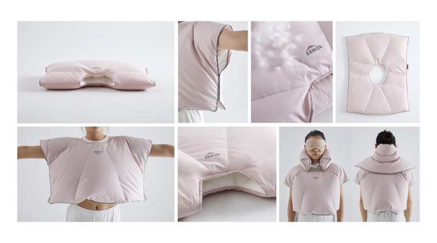 French Design Award - Bridge shaped mechanics versatile pillow - Star armor